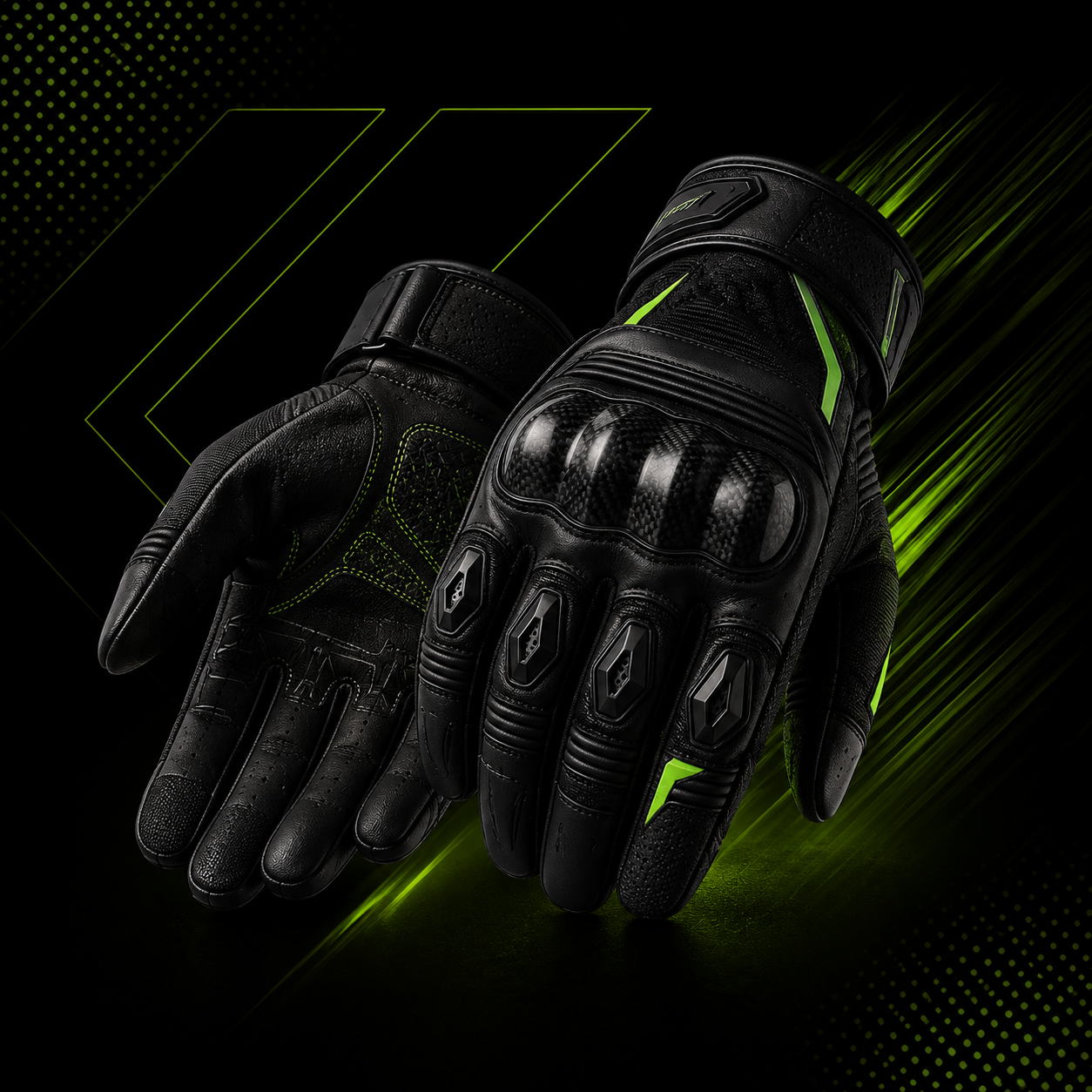 guantes motociclista